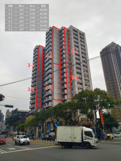 桃園藝文特區戶外牆面廣告5-1